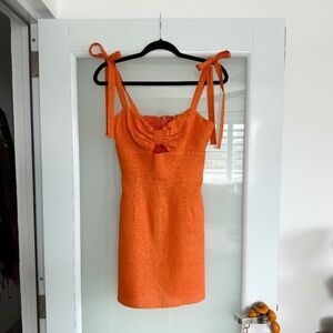 Reformation Pearson Linen Dress